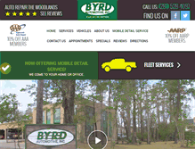 Tablet Screenshot of byrdautomotive.com